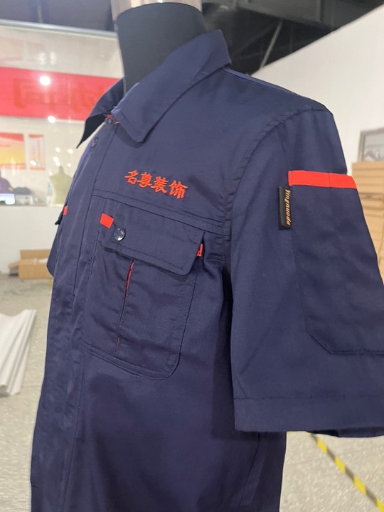 成都名尊装饰工程春秋夏季工作服成交案例款式图片